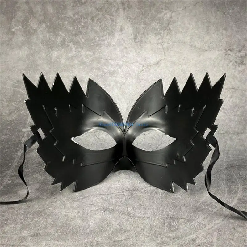 

N7YF Serrated Masquerade Mask Halloween Costume Mask Christmas Party Masks