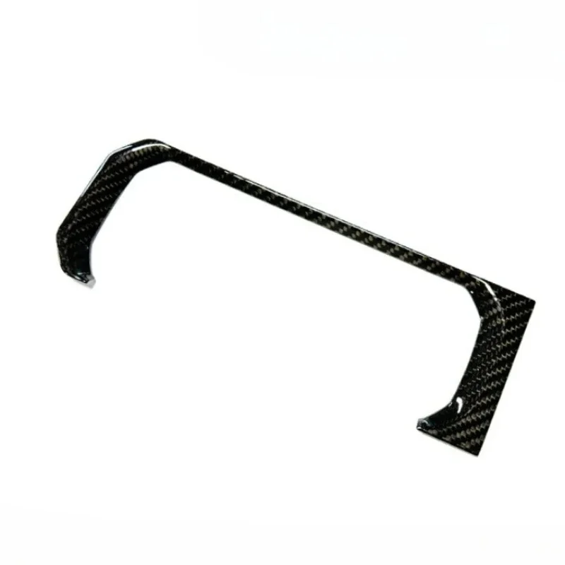 

For Toyota Highlander Real Dry Carbon Fiber 2024 Interior Glossy Shifter Base L Trim Decoration Modification Accessories