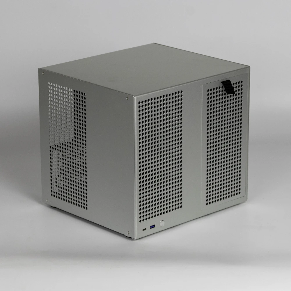 Sagittarius Aluminum 8-Bay NAS Case Hot Swap MATX ITX ATX PSU Storage Chassis