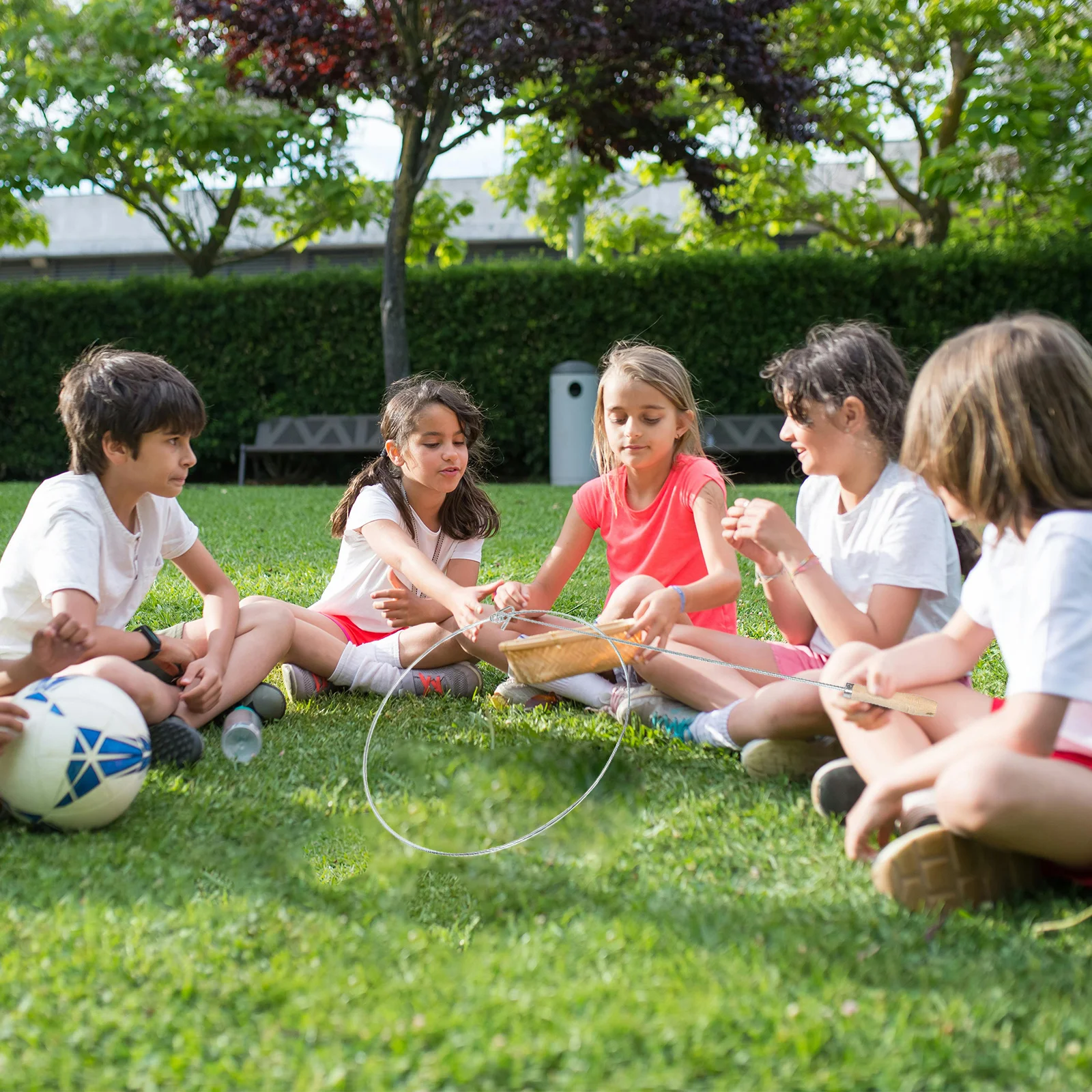 

1Set Chinese Traditional Pushing Iron Ring Game Outdoor Rolling Hoop for Kids Physical Activity Sensory Motor Skill Development