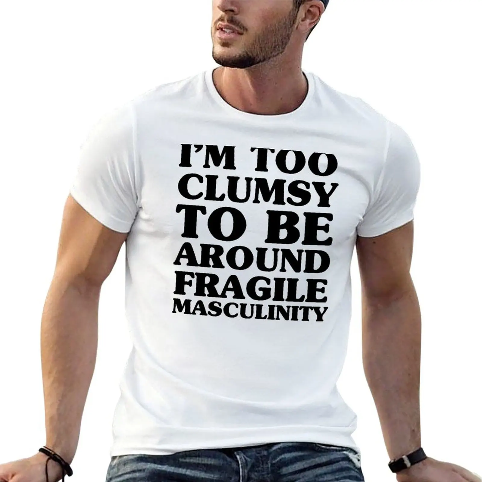

Too Clumsy T-Shirt man t shirt luxury t shirts for man graphic vintage t shirts with prints T-shirt