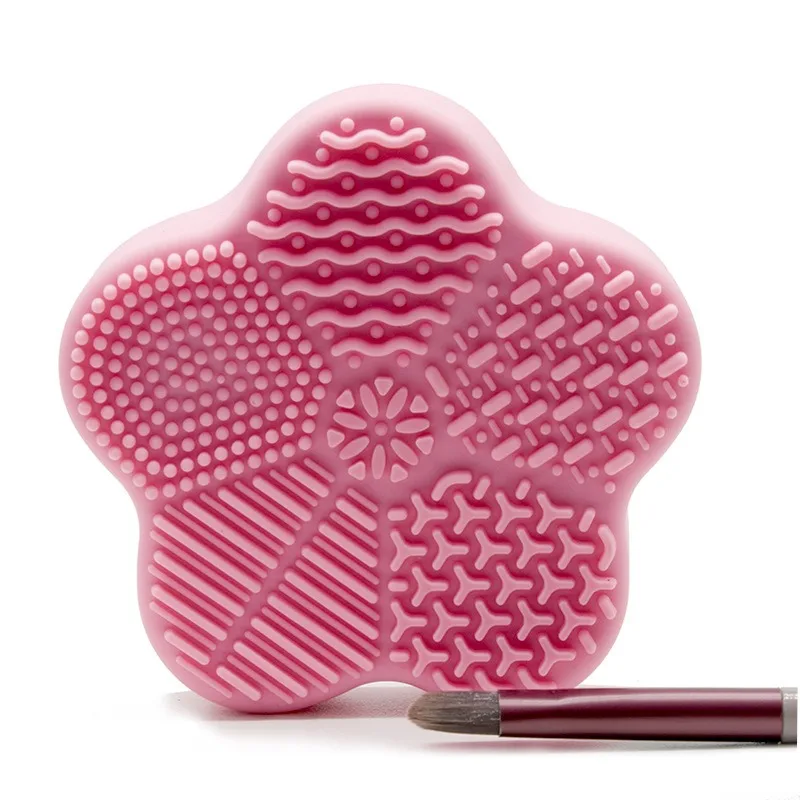 Multifuncional escova de silicone limpador cosméticos suave maquiagem escova limpeza esponja de silicone ferramenta reutilizável purificador padaccessories