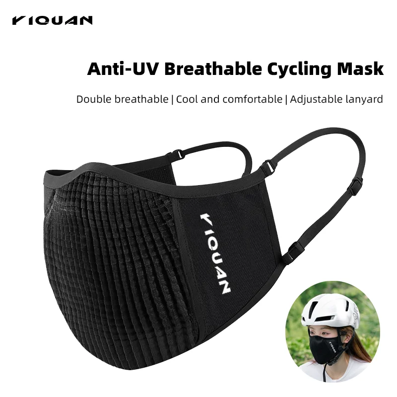 AliExpress NONE Anti-UV Breathable Cycling Face Mask High Elastic Unisex Sports Mask Dustproof Running Hiking Mask
