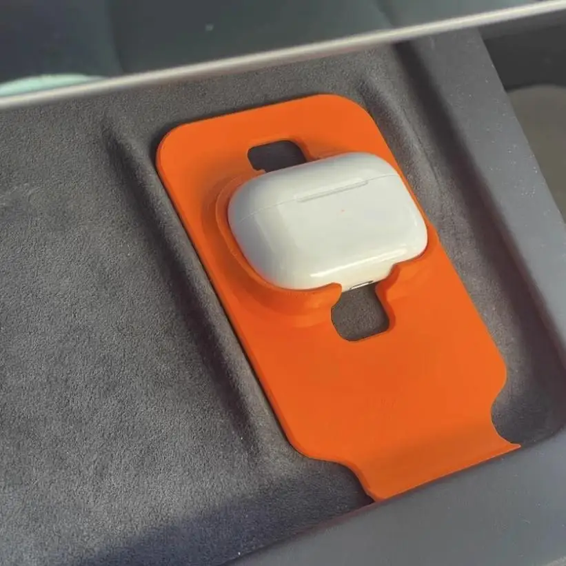 

For Tesla Model 3/Y Car For AirPods Pro3 Earphones Wireless Charging Stand Anti Slip Center Console Accessories