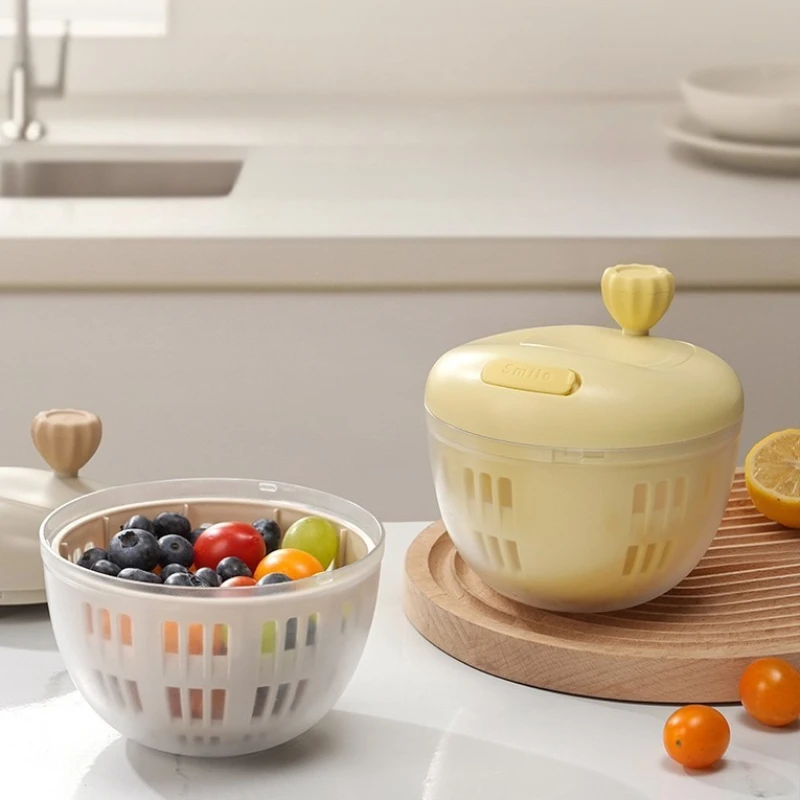 

1 шт. двухслойная корзина для мытья овощей, кухонный дуршлаг, миска для фруктов, домашний подарок для хранения для гостей вечеринок