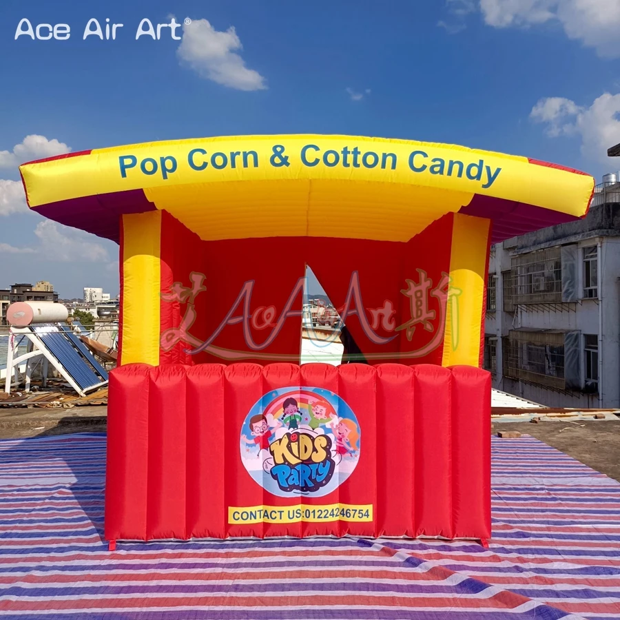 MINI Inflatable Candy Floss Booth,Inflatable Party Tent Concession Vendorspace For Party Events