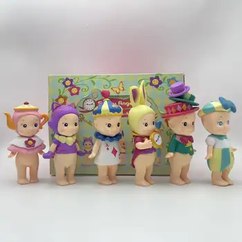 Minifigurky Sonny Angel Sonny Angel v říši divů Alice, slepá krabička, králíčí ozdoby, panenky, fanoušky, překvapení, narozeninové dárky 10 nejlepší prodej přívěsek na klíče s andělským synkem - №6