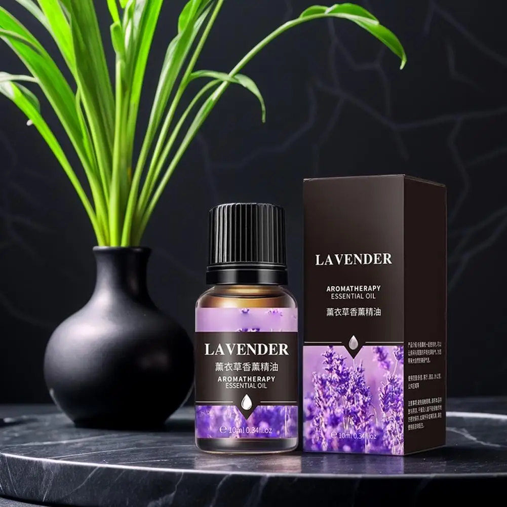 Fruit Flavor Essential Oil Natural Plant Lavender ROSE Lemon Mint Flavoring Oil for DIY Soap Candles Humidifier Air freshen 10ML
