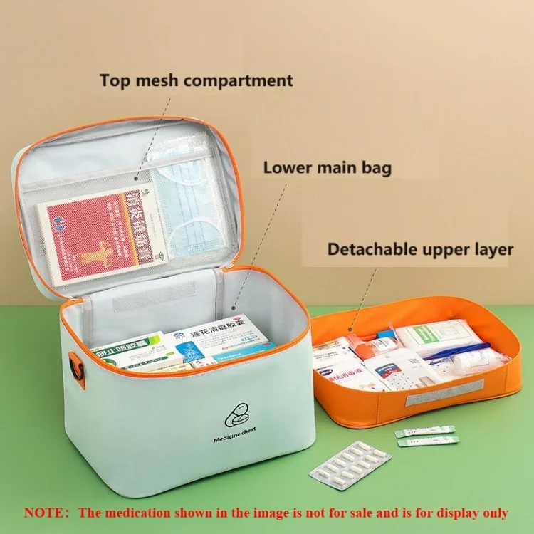 Durable Medicine Travel Packing Cube Large Capacity Portable Outdoor Organize Pack Camping Emergency Handbag Pill Storage Pouch