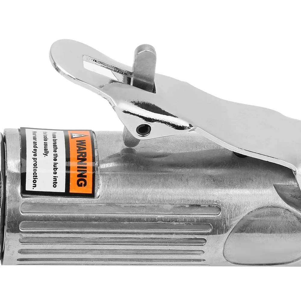 20,000 RPM Air Angle Die Grinder Rear Exhaust 5-Inch Shaft High Speed Polisher Low Air Consumption 1/4