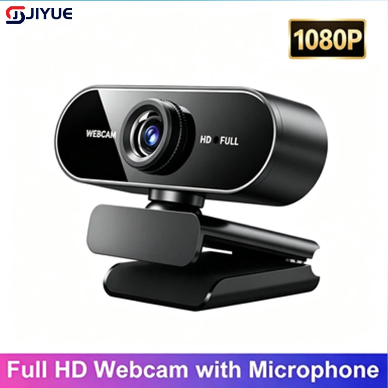 1080p Full HD USB Webcam Q8 Built‑in Mic 30fps Manual Focus Web Camera Driver‑free For Pc Laptop Desktop Live Streaming Meeting