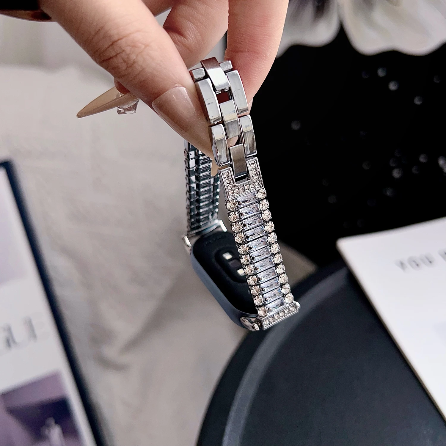 Luxury Sparkling Diamond Metal Strap  for Xiaomi Band 11 10 9 8 Fashion Strap  for Redmi Watch 4 5 6 Universal 14 18 20 22mm