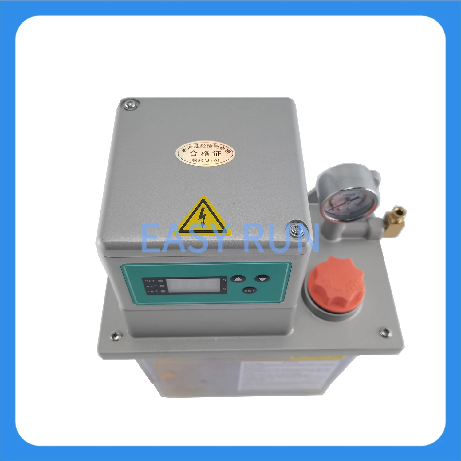 2L CNC Fully Automatic Lubrication Pump PLC Electric Oil Pump 220V  Grease 46#~00# Injector For Injection Machine