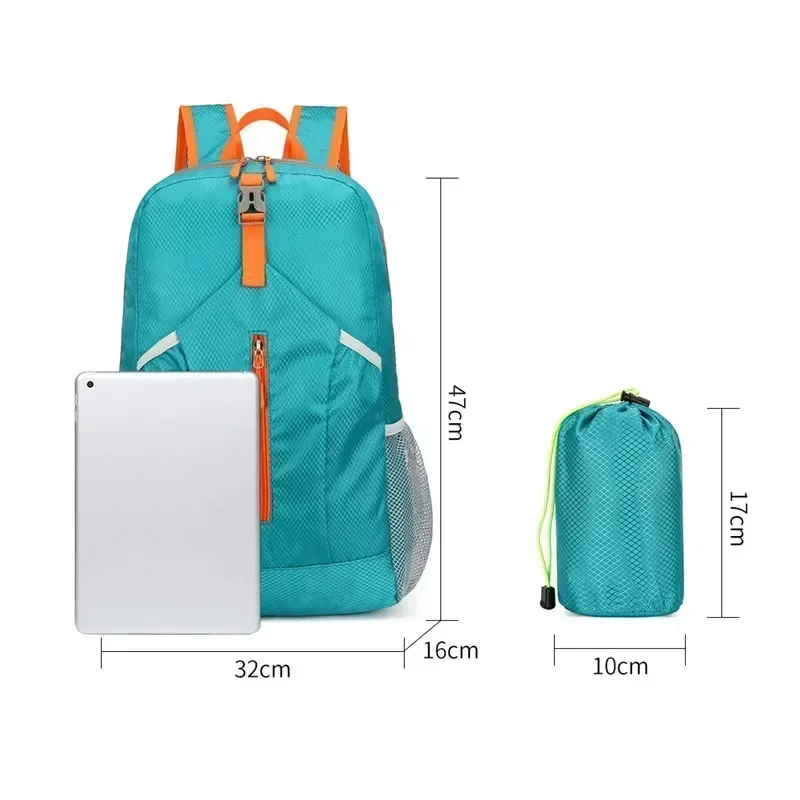

.Outdoor waterproof multifunctional foldable unisex storage bag ultra-light travel mountaineering camping backpack.