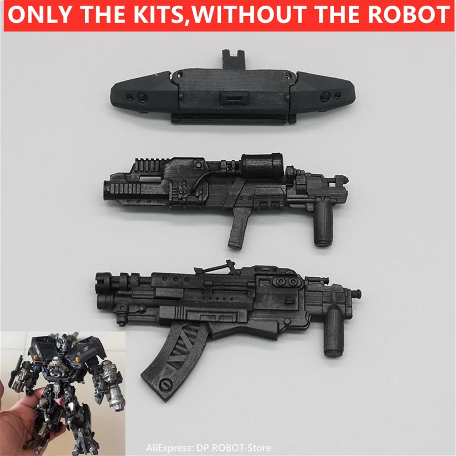 NEW JUQI Abdomen Beautify Double Gun Weapon Upgrade Kit For Transformation SS14 Ironhide Action Figure Accessories