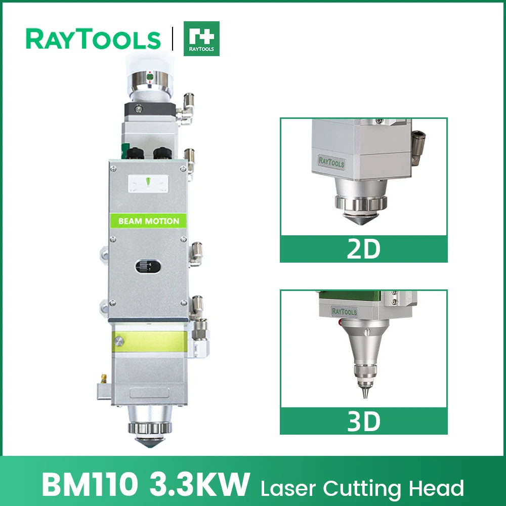 Raytools Empower BM110 Laser Cutting Head 3.3kw F125 F155 F200 for Fiber Laser CNC Laser Cutting Machine