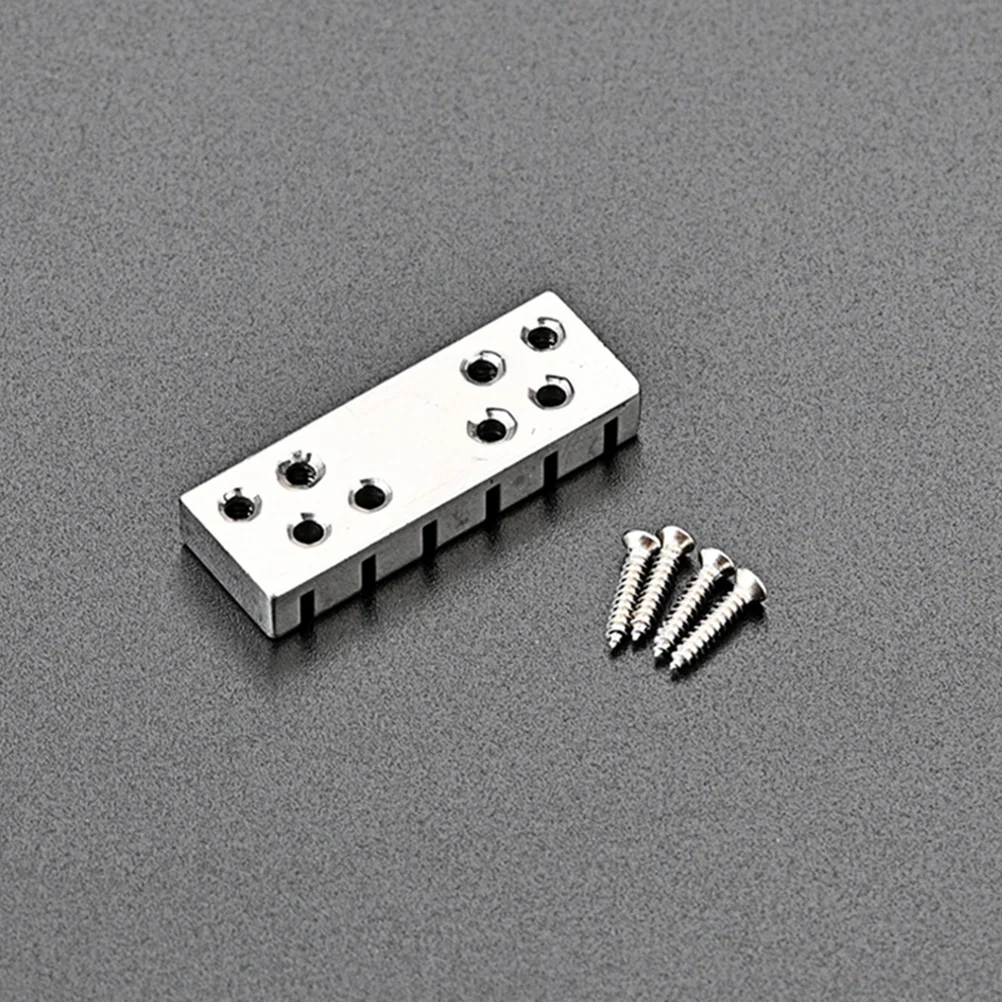 

6 String Locking Nut Zinc Alloy Durable String Lock Guitar Supplies Headless Electric Parts Easy Install Replacement