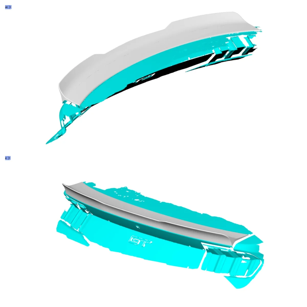 

High Quality 24 Year Car Rear Trunk Spoiler for Ford Mustang Carbon Fiber Spoiler