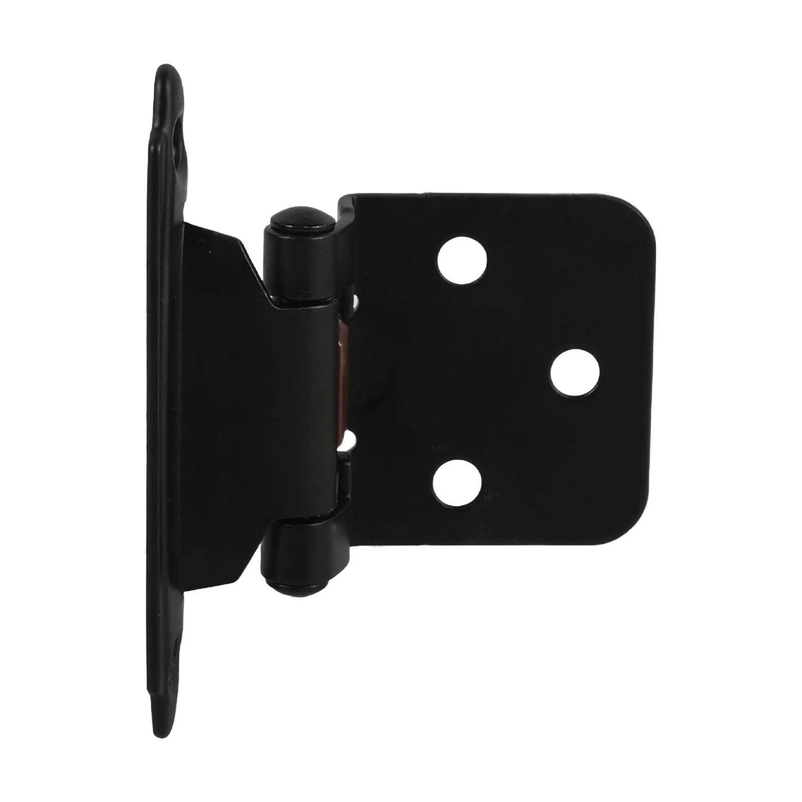 1セットRVキャビネット自動閉鎖スプリングヒンジ半隠しヘビーデューティーオートクローズドアヒンジ（キャンピングカーキャビネット金具用）