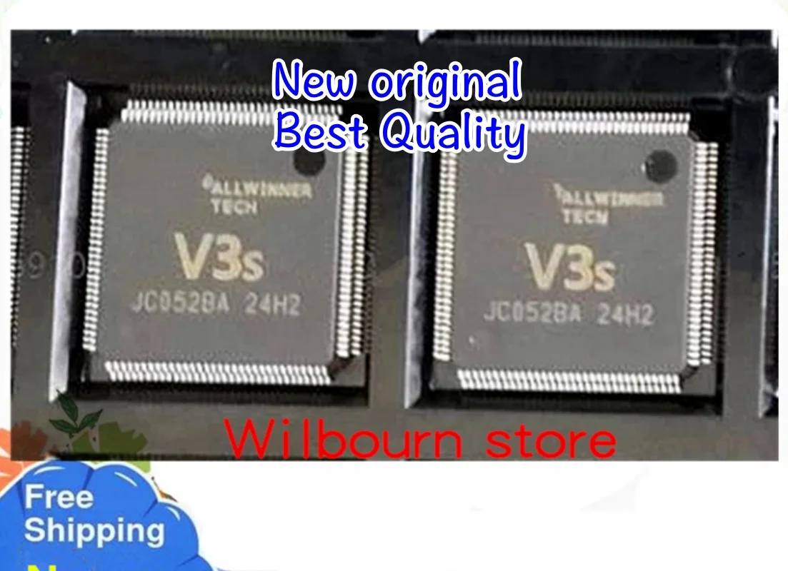 2PCS~10PCS/LOT New ALLWINNER V3S CPU TQFP-128 Special CPU processor chip for double recording driving recorder