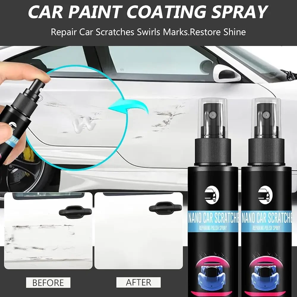 

Nano Car Scratch Swirl Remover spray Paint Care Tool Scratches Repair Polishing Auto Body Grinding Compound Anti Scratch Wax