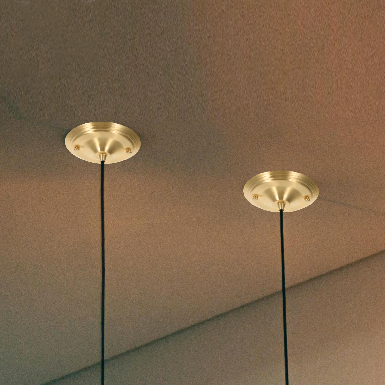 

Ceiling Canopy Copper Retro Ceiling Light Cover Plate for Pendant Light Fixture Mounting Replacement Plate