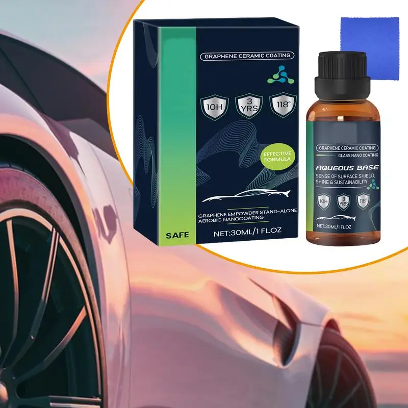 Auto Ceramic Coating Hydrophobic Polish Coating Agent 30ml Coating Renewal Agent car Fast Acting paint scratches remover liquid