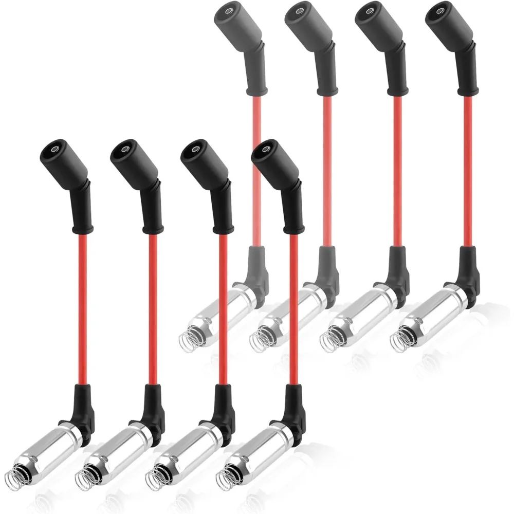 Juego de cables de bujía 48322R, 8 Uds., Cable para Chevrolet Avalanche GMC Envoy Yukon XL Pontiac Grand Prix GTO Hummer 4,8 5,3 6,0l