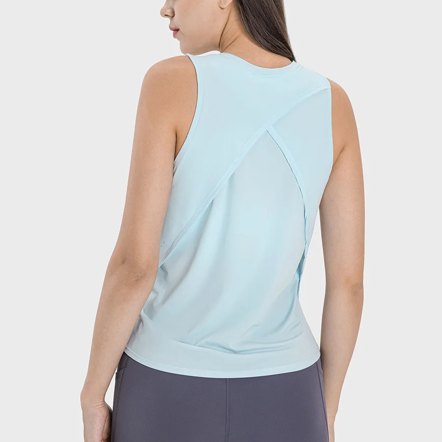 Buttery-soft Sculpt Panel Tank Top Sweat-wicking Breathable Classic Fit Waist Length Yoga Running Shirt With Reflective Details