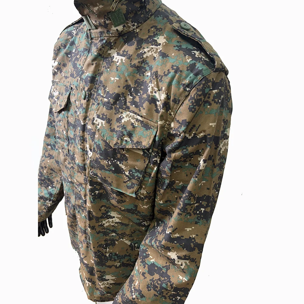 New Spring And Autumn ACU Jungle Digital Camouflage Set Tactical Top Tactical Pants view 3