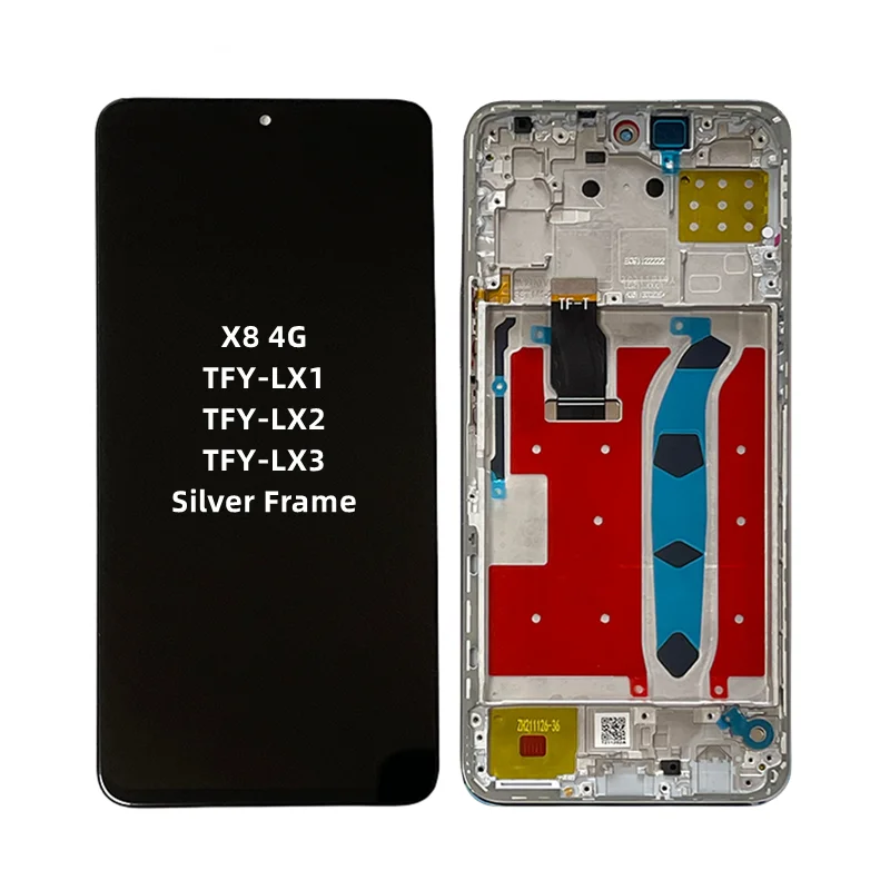 For Huawei Honor X8 4G TFY-LX1 LX2 LX3 LCD Original With frame Mobile Phone Display Touch Screen Digitizer Assembly Replacement