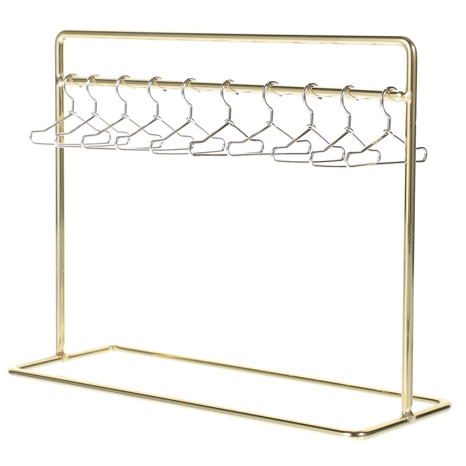 

Clothes Rail Mini Hanger Clothing Rack Small Iron Dress Miniature Dry Racks