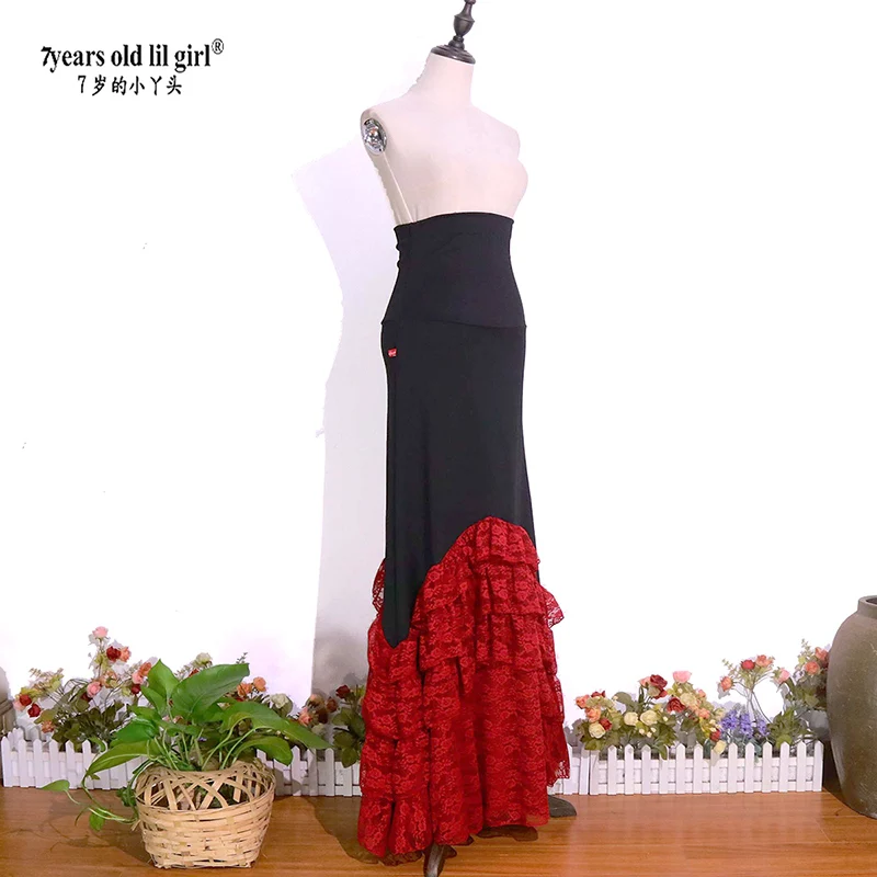 Jupe Fiamenco pour filles et femmes, Costumes de danse de valse, vêtements Foxtrot, 9968