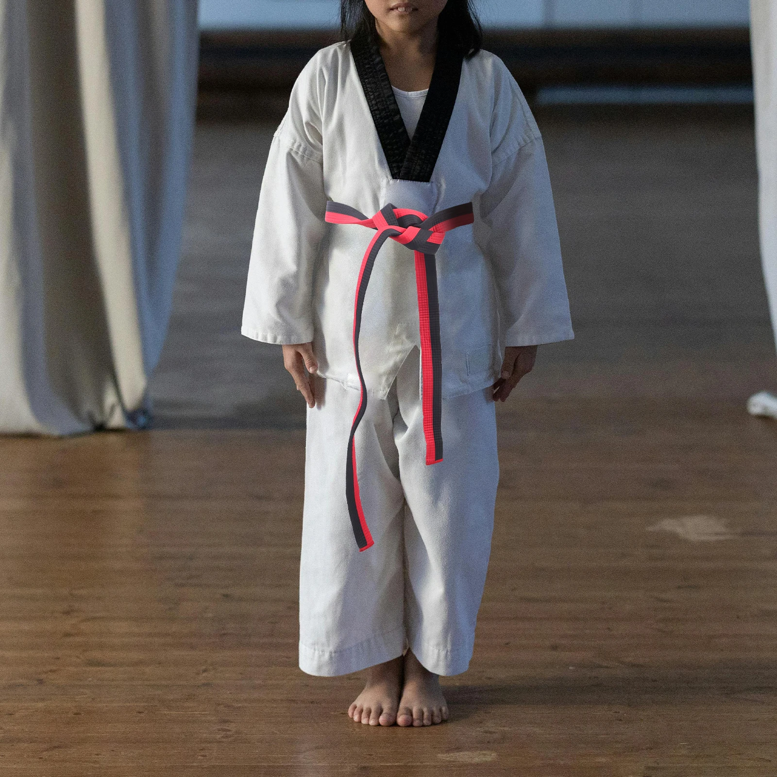 

Ремни для боевых искусств для тхэквондо, каратэ, джиу-джитсу, тренировочный пояс, легкий, мягкий, удобный пояс, один размер, подходит для большинства взрослых