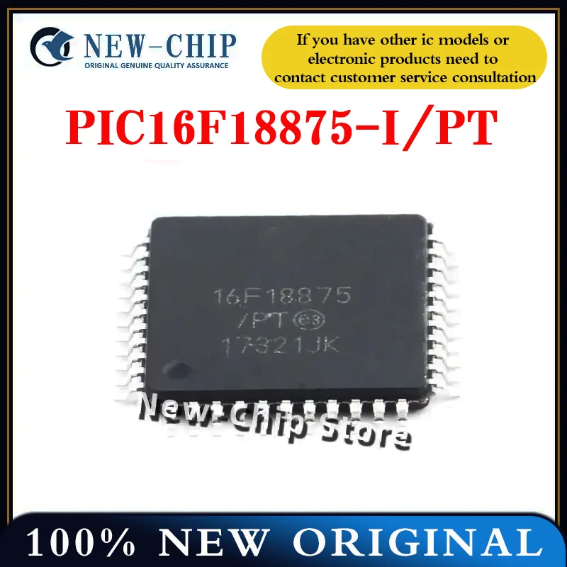 

1PCS-20PCS/LOT PIC16F18875-I/PT PIC16F18875 TQFP44 New original