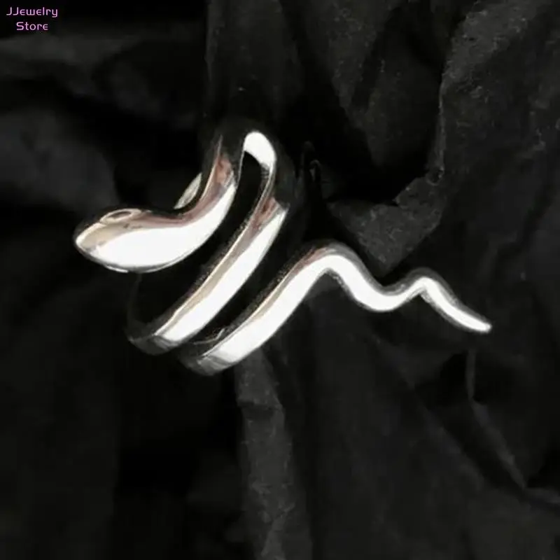 Punk Animals Clip Earrings for Women Man Exquisite Snake Fake Piercing Ear Cuff Without Holes Faux Clip on Earcuff Earrings