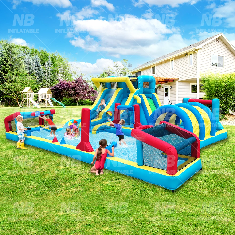 Inflatable Adult Bounce House Inflatable Castle Inflatable Jump Castle Bounce Trampoline with Slide - view 4