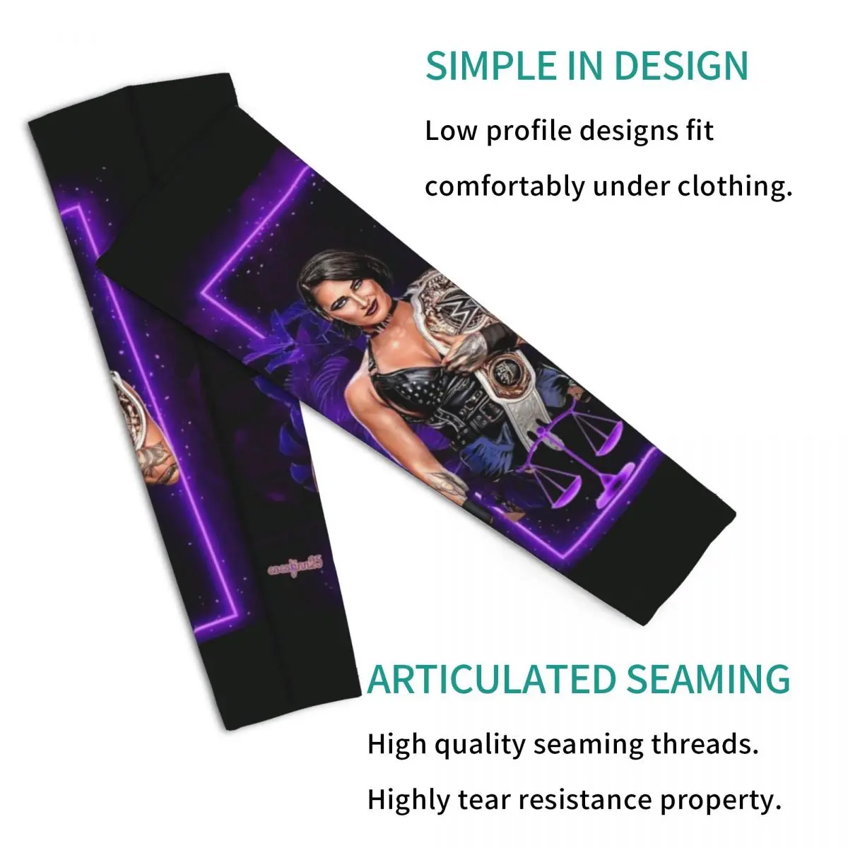 She Is My Mami Rhea Ripley Bootleg Wrestler Outdoor Arm Sleeves Sun UV Protection Cover Summer Cycling Tattoo Sleeves