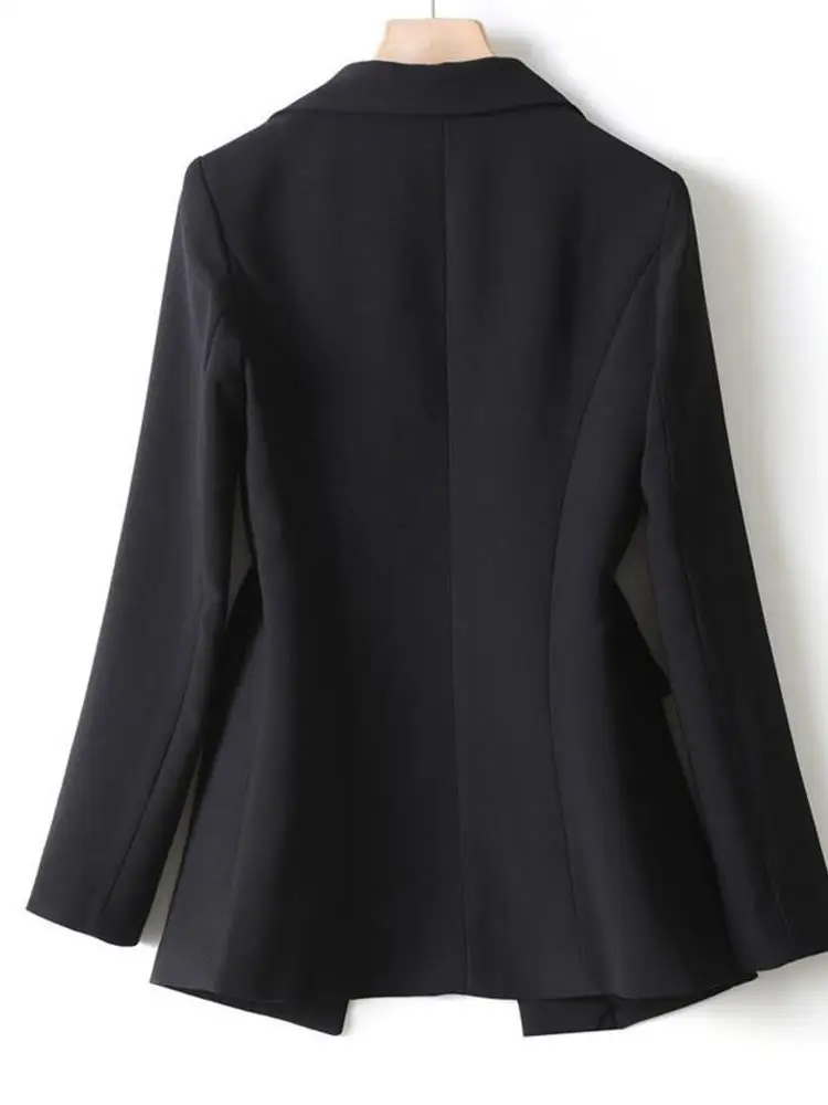 

Женский облегающий жилет 2024, весенне-осенний новый корейский жилет Sle Bla Profional Commuter OL ature, пальто