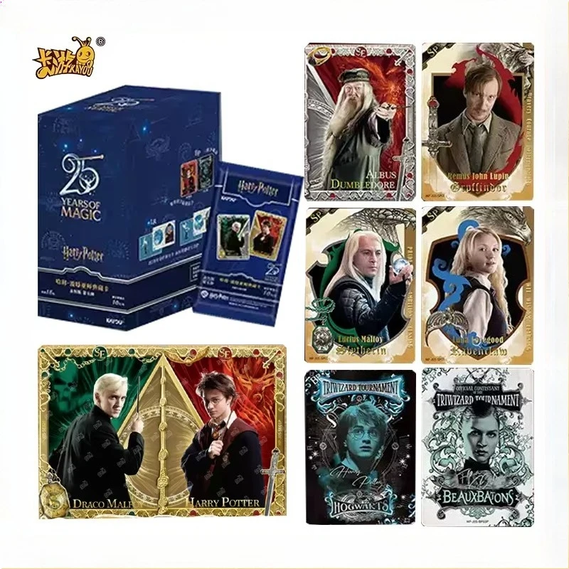 KAYOU Harry Potter 25 Años de Magia, Tarjetas Coleccionables, Retratos de Personajes de Película con Marcos Ornamentados para Coleccionistas