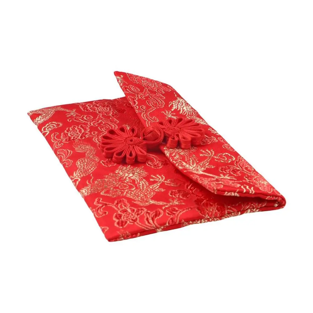 Tassel Design 1pcs Chinese Wedding Party Gift Best Wishes Spring Festival Red Envelope Money Bags HongBao Red Packets