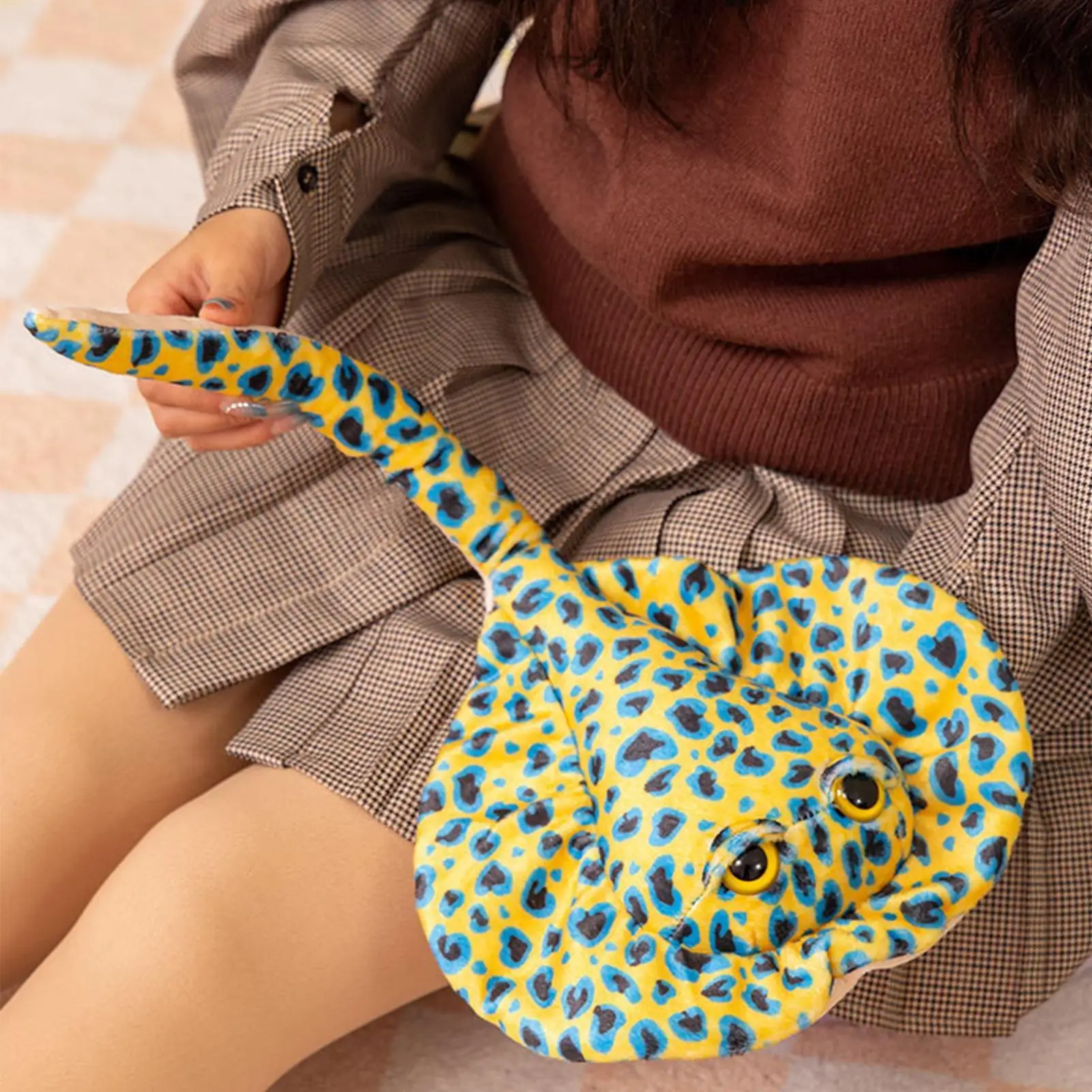 Stingray animaux en peluche animaux en peluche de mer jouets en peluche simulé océan rayon en peluche modèle Nature sauvage jouet en peluche doux