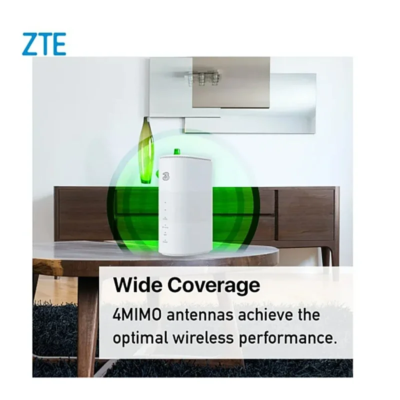 New ZTE 5G CPE MC801A WiFi 6 Router 5G NR+LTE EN-D Sub6G: n77/78/79/41 4G FDD: n1/3/5/8/28TDD: B34/39/40/41 3G/4G Router