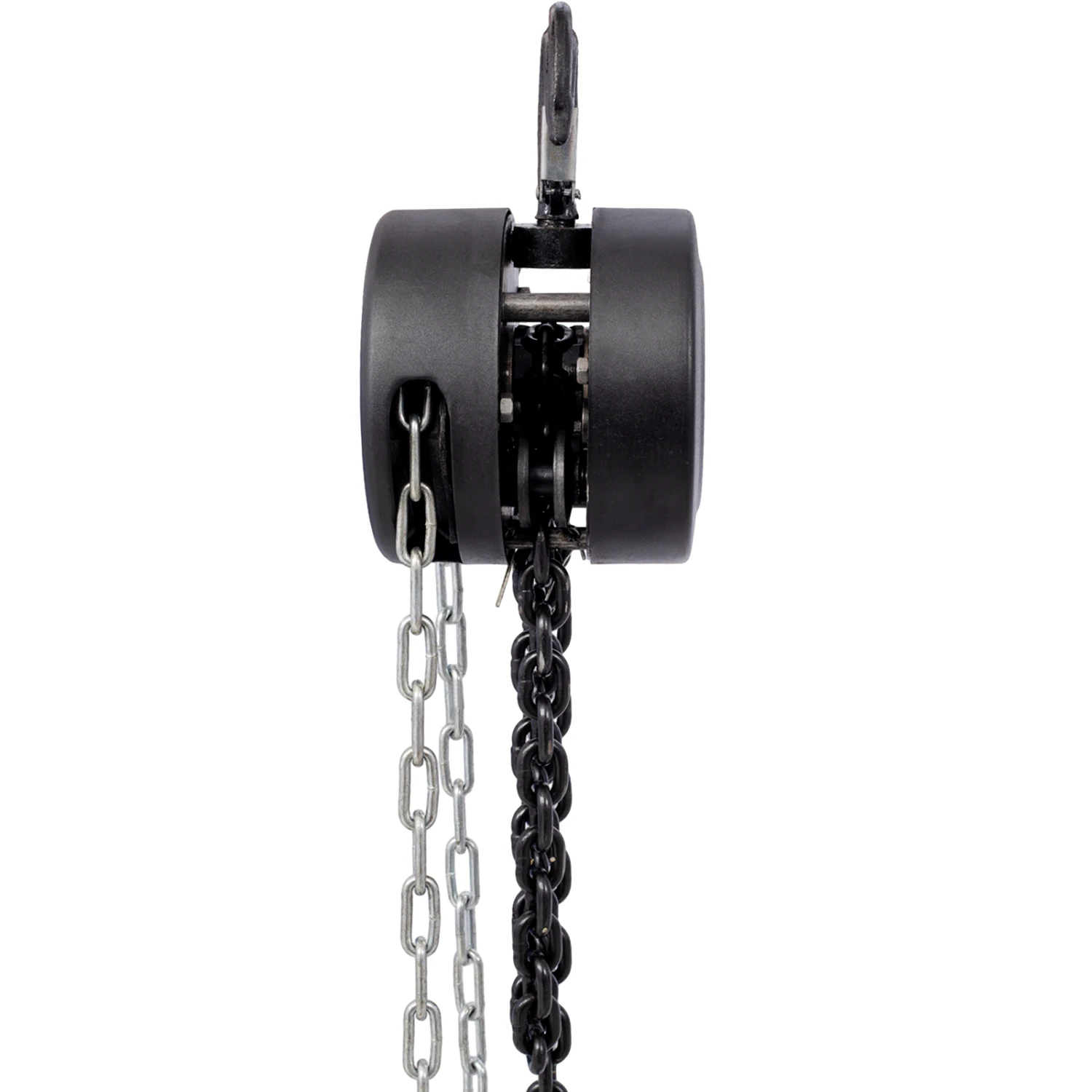 Chain Hoist 2200lbs 1T Capacity 10ft with Heavy Duty Hooks, Steel Construction, Black
