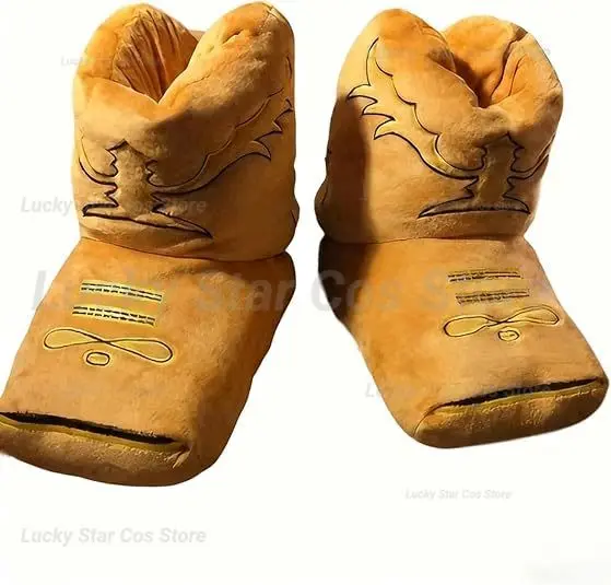 

The House Slipper Boots Cowboy Boots - Cowboy Boot Slippers for Adults,Plush Western Style Slippers,Cozy Home Indoor Fuzzy Boots
