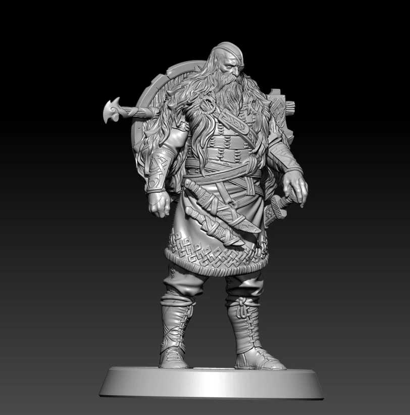 1/24  75mm 1/18 100mm Resin Model Tribal Leader Warrior Figure Unpainted No Color Sculpture RW-720