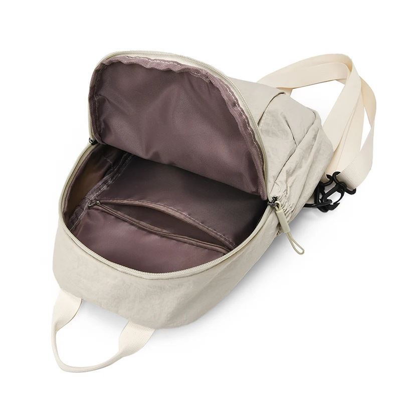 Leichte Herren-Umhängetasche, lässiger Brust-Rucksack, multifunktionaler Schulter-Crossbody-Tagesrucksack für Reisen, Wandern und Pendeln – Detail 2