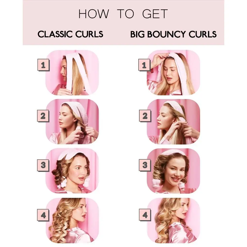 

NEW Octopus Heatless Hair Curler No Harm to Hair Secure Heatless Curls No Heat Creative Overnight Rods for Sleep