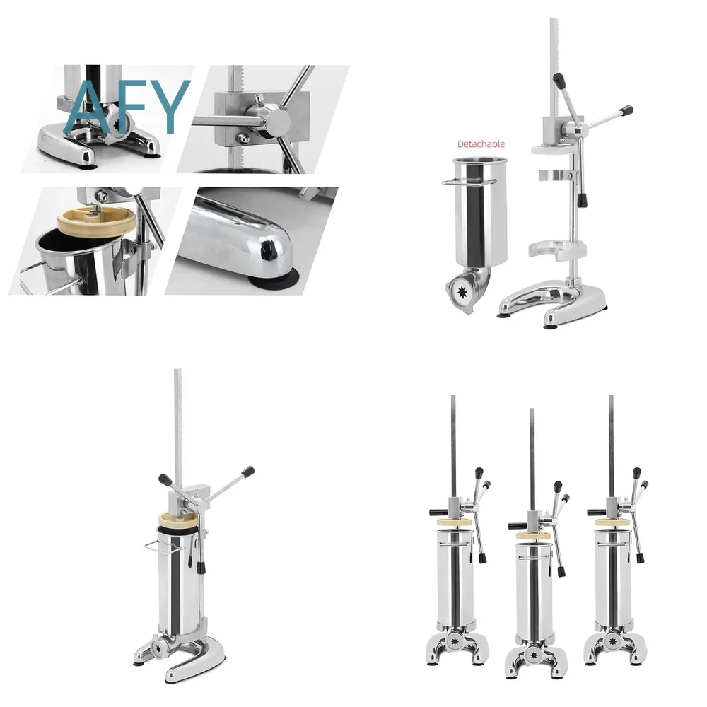 Máquina Manual para Hacer Churros de 3L para Uso Doméstico, Prensa para Frituras, Equipo para Comida Latinoamericana y Tapas Españolas, Churrera para Hacer en Casa
