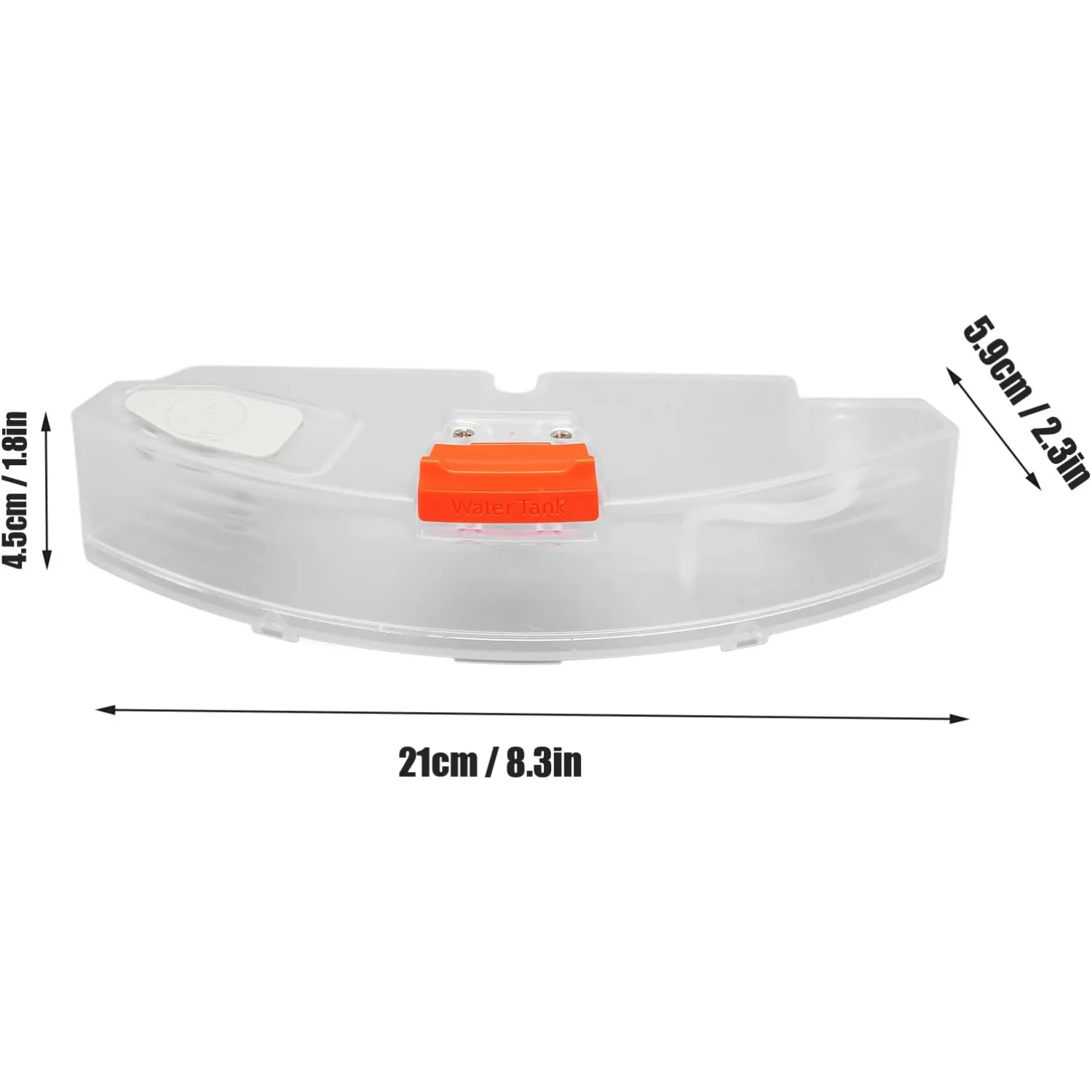 Água de substituição para acessórios de aspirador de pó S7 T7S T7S PLUS G10, 8,3x2,3x1,8 pol.